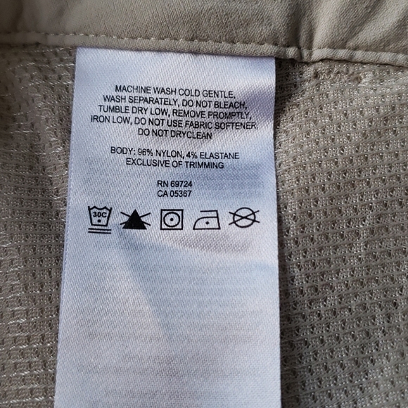 Columbia omni shield advanced repellency khaki tan shorts Size 6 - Picture 7 of 9